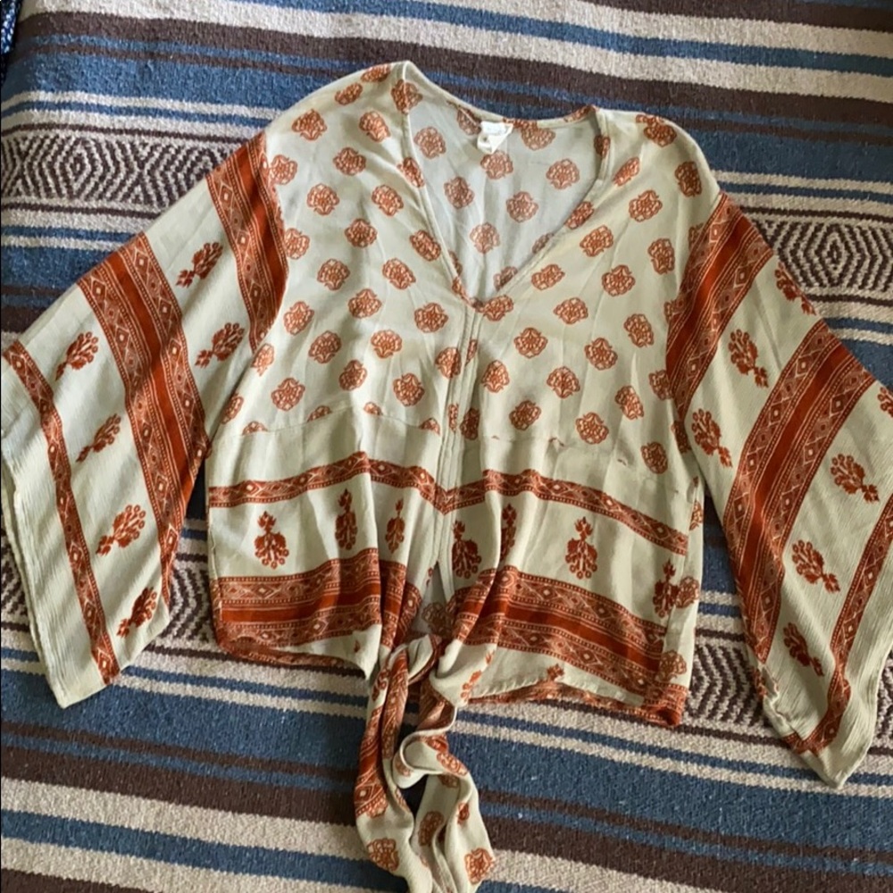 Bell Sleeve Blouse